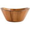 imageGibson Home Laurel Acacia Wood Salad Bowl Set 3  Piece Acacia WoodSherwood