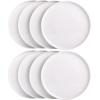 imageGibson Home Oslo 8Piece Porcelain Chip and Scratch Resistant Dinner Plate Set White