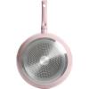 imageGibson Home Plaza Caf Forged Aluminum Healthy PFAFree Ceramic Pots and Pans Cookware Set 7Piece Set Lavender PinkLavender Rose