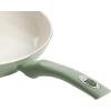imageGibson Home Plaza Caf Forged Aluminum Healthy PFAFree Ceramic Pots and Pans Cookware Set 7Piece Set Lavender PinkMint Green