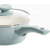 imageGibson Home Plaza Caf GH Aluminum Healthy Ceramic 7Piece Cookware Set Sky Blue