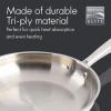 imageKenmore Elite Devon Heavy Gauge Stainless Steel TriPly Impact Bonded Induction Cookware Set 10Piece10Piece Cookware Set