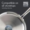 imageKenmore Elite Devon Heavy Gauge Stainless Steel TriPly Impact Bonded Induction Cookware Set 10Piece10Piece Cookware Set