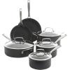 imageKenmore Pro Arbor Heights 7Layer Hard Anodized Induction Nonstick Platinum Forged Aluminum Cookware Set 10Piece BlackBlack