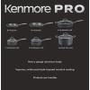 imageKenmore Pro Arbor Heights 7Layer Hard Anodized Induction Nonstick Platinum Forged Aluminum Cookware Set 10Piece BlackBlack