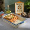 imageLaurie Gates by Gibson Hand Painted Tierra Mix and Match Bakeware Set 2Piece Bakeware Set 16qt ampamp 39qt Assorted