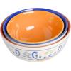 imageLaurie Gates by Gibson Hand Painted Tierra Mix and Match Dinnerware Set 3Piece Bowl Set 10quot 9quot 8quot Assorted
