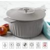 imageMartha Stewart Eastholm 3Quart Enameled Cast Iron Dutch Oven  Martha BlueGrey
