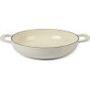 imageMartha Stewart Eastholm 3Quart Enameled Cast Iron Dutch Oven  Martha BlueLinen w Gold Knob Braiser
