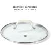 imageMartha Stewart Heathland Premium Nonstick PFA Free Ceramic Interior 10Piece Tapered Aluminum Cookware Set  Linen WhiteLinen White