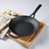 imageMartha Stewart Pre Seasoned Cast Iron 12quot SkilletCast Iron