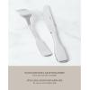 imageMartha Stewart Watercliffe 16 pc Flatware Set Stainless Steel wABS Handle  Warm GreyHalsey Mirror Polish