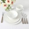 imageMartha Stewart Watercliffe 16 pc Flatware Set Stainless Steel wABS Handle  Warm GreyWatercliffe Warm Grey