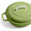 imageMartha by Martha Stewart 5 QT Enameled Cast Iron Dutch Oven wLid  CobblestoneBay Leaf