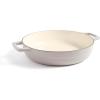 imageMartha by Martha Stewart 5 QT Enameled Cast Iron Dutch Oven wLid  CobblestoneCobblestone