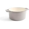 imageMartha by Martha Stewart 5 QT Enameled Cast Iron Dutch Oven wLid  CobblestoneCobblestone