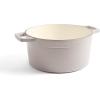 imageMartha by Martha Stewart 5 QT Enameled Cast Iron Dutch Oven wLid  CobblestoneCobblestone