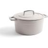 imageMartha by Martha Stewart 5 QT Enameled Cast Iron Dutch Oven wLid  CobblestoneCobblestone