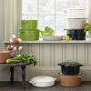 imageMartha by Martha Stewart 5 QT Enameled Cast Iron Dutch Oven wLid  CobblestoneGanache