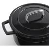 imageMartha by Martha Stewart 5 QT Enameled Cast Iron Dutch Oven wLid  CobblestoneObsidian