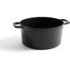 imageMartha by Martha Stewart 5 QT Enameled Cast Iron Dutch Oven wLid  CobblestoneObsidian