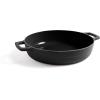 imageMartha by Martha Stewart 5 QT Enameled Cast Iron Dutch Oven wLid  CobblestoneObsidian