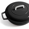 imageMartha by Martha Stewart 5 QT Enameled Cast Iron Dutch Oven wLid  CobblestoneObsidian