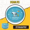 imagePeanuts Freckled Joy 23oz Stoneware Soup Bowls wClear Lid 4Pack Assorted Colors55 Bowl Set w Plate