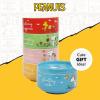 imagePeanuts Freckled Joy 23oz Stoneware Soup Bowls wClear Lid 4Pack Assorted Colors55 Bowl Set w Plate