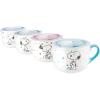 imagePeanuts Freckled Joy 23oz Stoneware Soup Bowls wClear Lid 4Pack Assorted Colors23oz Snoopy Soup Bowls w Lid