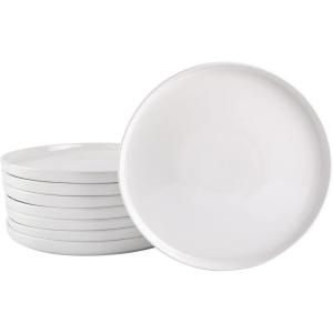 imageGibson Home Oslo 8Piece Porcelain Chip and Scratch Resistant Dinner Plate Set White
