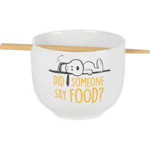imagePeanuts Freckled Joy 23oz Stoneware Soup Bowls wClear Lid 4Pack Assorted Colors6 Foodie Ramen Bowl