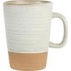 imageGibson Elite 16 Piece Dreamweaver Double Bowl Terracotta Reactive Dinnerware Set  Sand Cream Service for 4 16pcsSand Cream Mugs