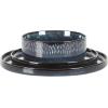 imageGibson Elite Althea Reactive Dinnerware Set Teal Service for 4 16pcsCobalt Blue Moderna