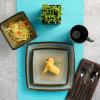 imageGibson Elite Althea Reactive Dinnerware Set Teal Service for 4 16pcsTaupe