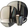 imageGibson Elite Althea Reactive Dinnerware Set Teal Service for 4 16pcsTeal