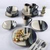 imageGibson Elite Althea Reactive Dinnerware Set Teal Service for 4 16pcsTeal