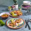 imageGibson Home Almira Melamine Dinnerware Assorted Service for Four 12pcs