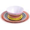 imageGibson Home Almira Melamine Dinnerware Assorted Service for Four 12pcs