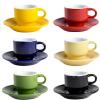imageGibson Home Modani 2 Pack Large 165 OZ Ceramic Mugs Set with Removable Cork Bottom and Lid  BlackAssorted