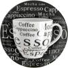 imageGibson Home Modani 2 Pack Large 165 OZ Ceramic Mugs Set with Removable Cork Bottom and Lid  BlackBlackWhite