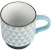 imageGibson Home Modani 2 Pack Large 165 OZ Ceramic Mugs Set with Removable Cork Bottom and Lid  BlackPrimevalley