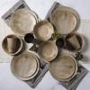 imageGibson Home Woodlands Round Melamine Plastic Dinnerware Set Service for Four 16pcs Wood