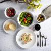 imageGibson Home Zen Buffet Porcelain Dinnerware Set Service for 8 40pcs White EmbossedWhite All U Need Set