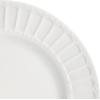 imageGibson Home Zen Buffet Porcelain Dinnerware Set Service for 8 40pcs White EmbossedWhite Embossed  40pcs