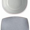 imageGibson Soho Lounge Square Reactive Glaze Stoneware Dinnerware Set Service for 4 16pc AmberLight Gray