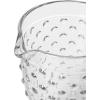 imageMartha Stewart Chauncey 4Pack 142 oz Hobnail Handmade Glass Goblet  PinkClear Hobnail