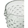 imageMartha Stewart Chauncey 4Pack 142 oz Hobnail Handmade Glass Goblet  PinkGreen Hobnail