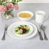 imageMartha Stewart Cliffield High Fired 16Piece Porcelain Chip and Scratch Resistant Plates Bowls and Mugs Dinnerware Set Service for 4  WhiteWhite