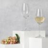 imageMartha Stewart Farrow 18 OZ Large Stemless Multipurpose Wine Glasses Set For Red or White Wine Set of 4Clear Glass